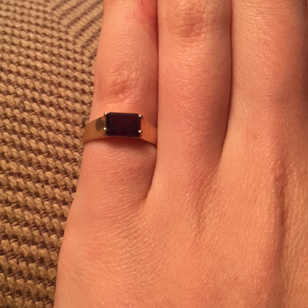 Amethyst 14k Gold Ring